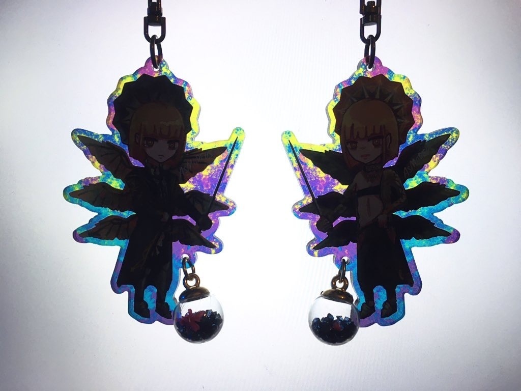 【天使/堕天使一体型】ズボンズラサレテンシシリーズ/アクリルキーホルダー