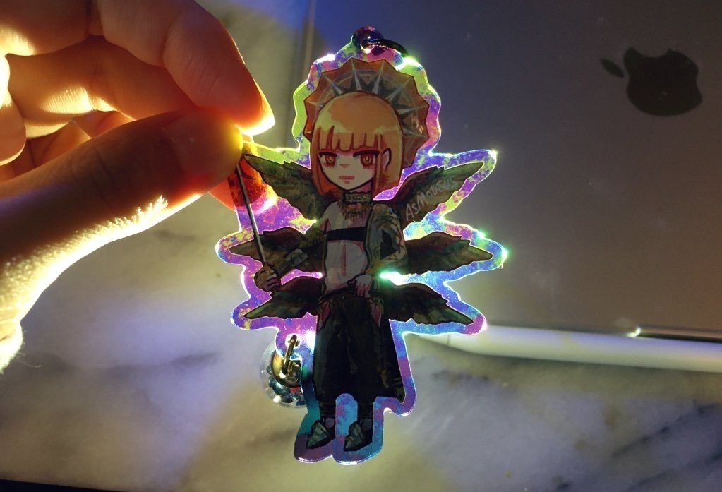 【天使/堕天使一体型】ズボンズラサレテンシシリーズ/アクリルキーホルダー