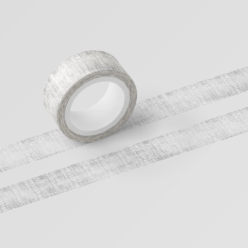 #002:Python(背中) /Ammonia Masking tapes