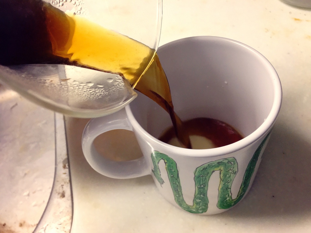 MUG(陶器製)現在2種/Barista Barn owl(バリスタのメンフクロウ)/Emerald tree boa and her babies(エメラルドツリーボア)/Ammonia