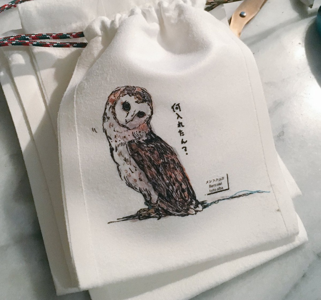 AmmoniaKINCHAKU/きんちゃく(巾着)/現在4種/15cmx11cm