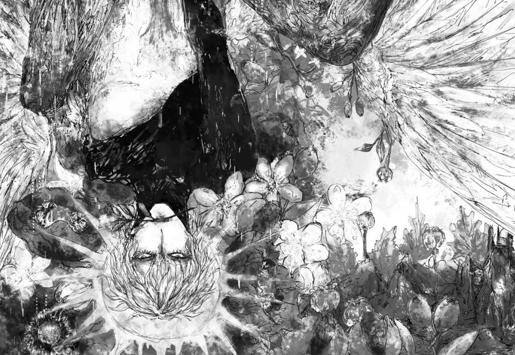 ギリシア神話: Eros(エロース)【蛍光色入孔版印刷ポストカード】