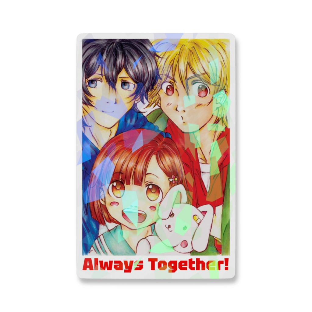 ホログラムスマホステッカー A