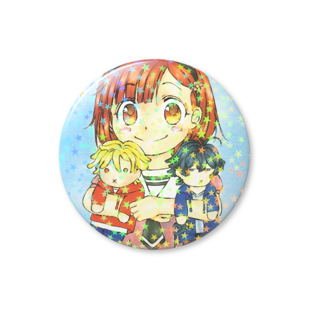 ホログラム缶バッジ　A