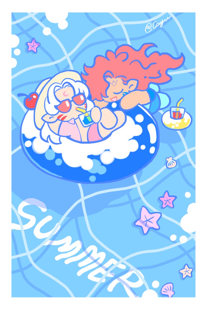 麒麟丸×殺生丸　ポストカード夏