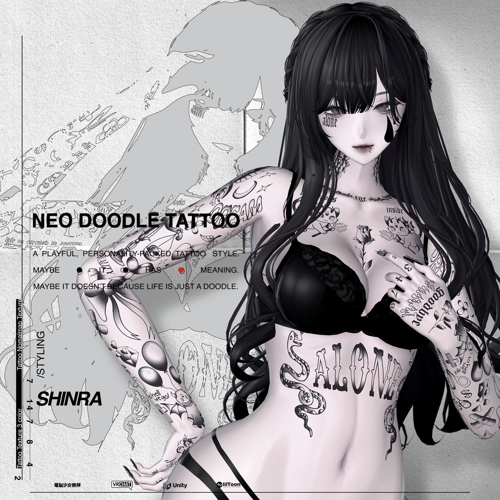Neo Doodle Tattoo／ネオドゥードゥルタトゥー