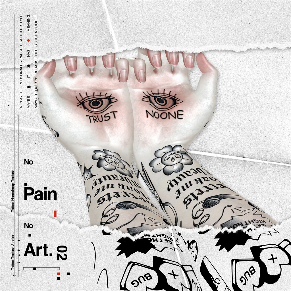 Neo Doodle Tattoo/ネオドゥードゥルタトゥー