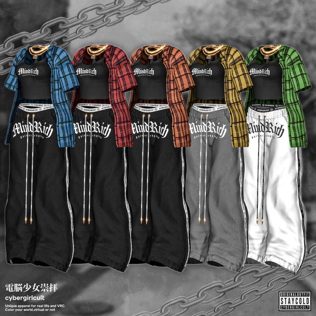 【10アバター対応】Chill Gang Outfit Re:Roll/チルギャングアウトフィット・リロール