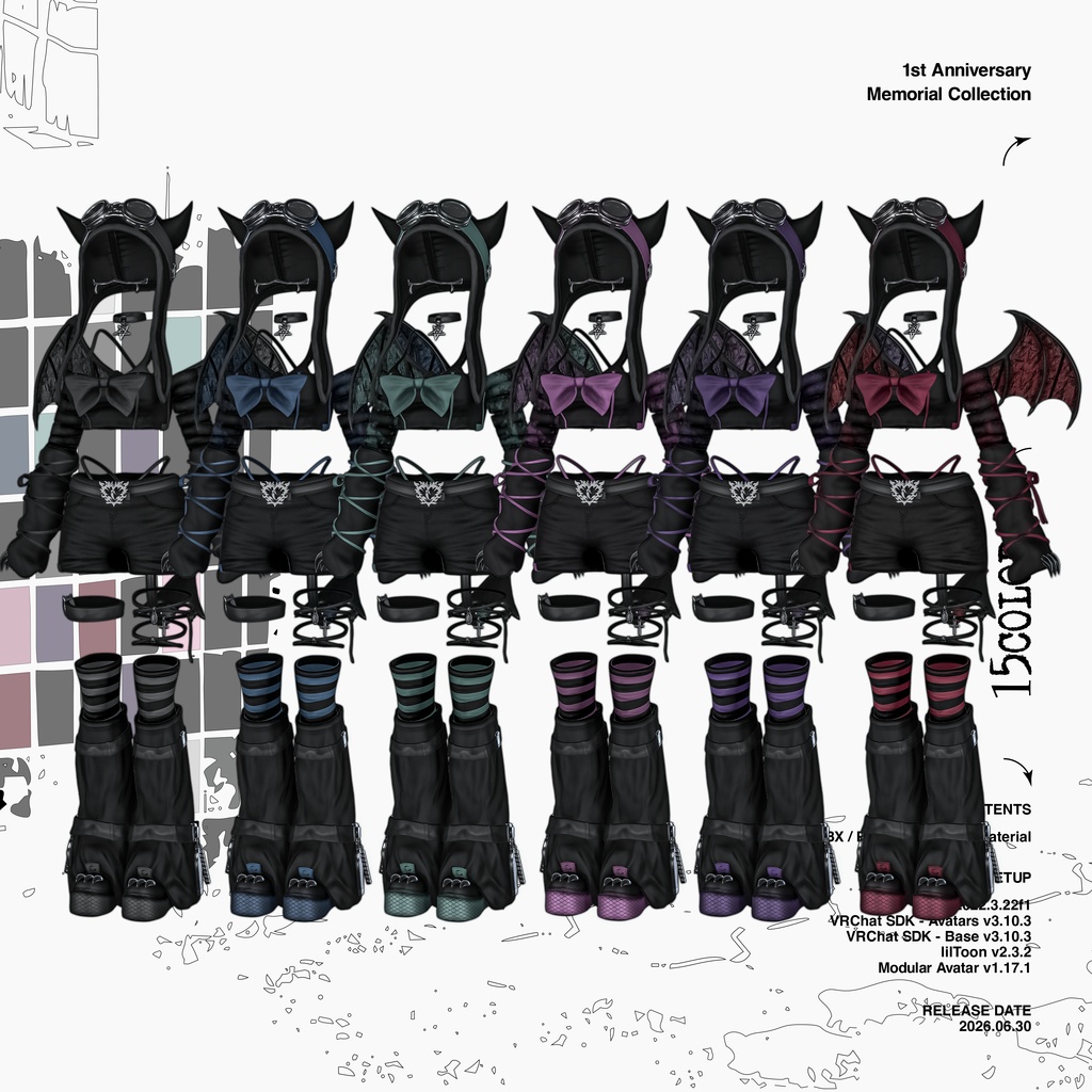 【999着限定】1周年記念メモリアルコレクション「Devilcore/デヴィルコア(悪魔の心臓)」