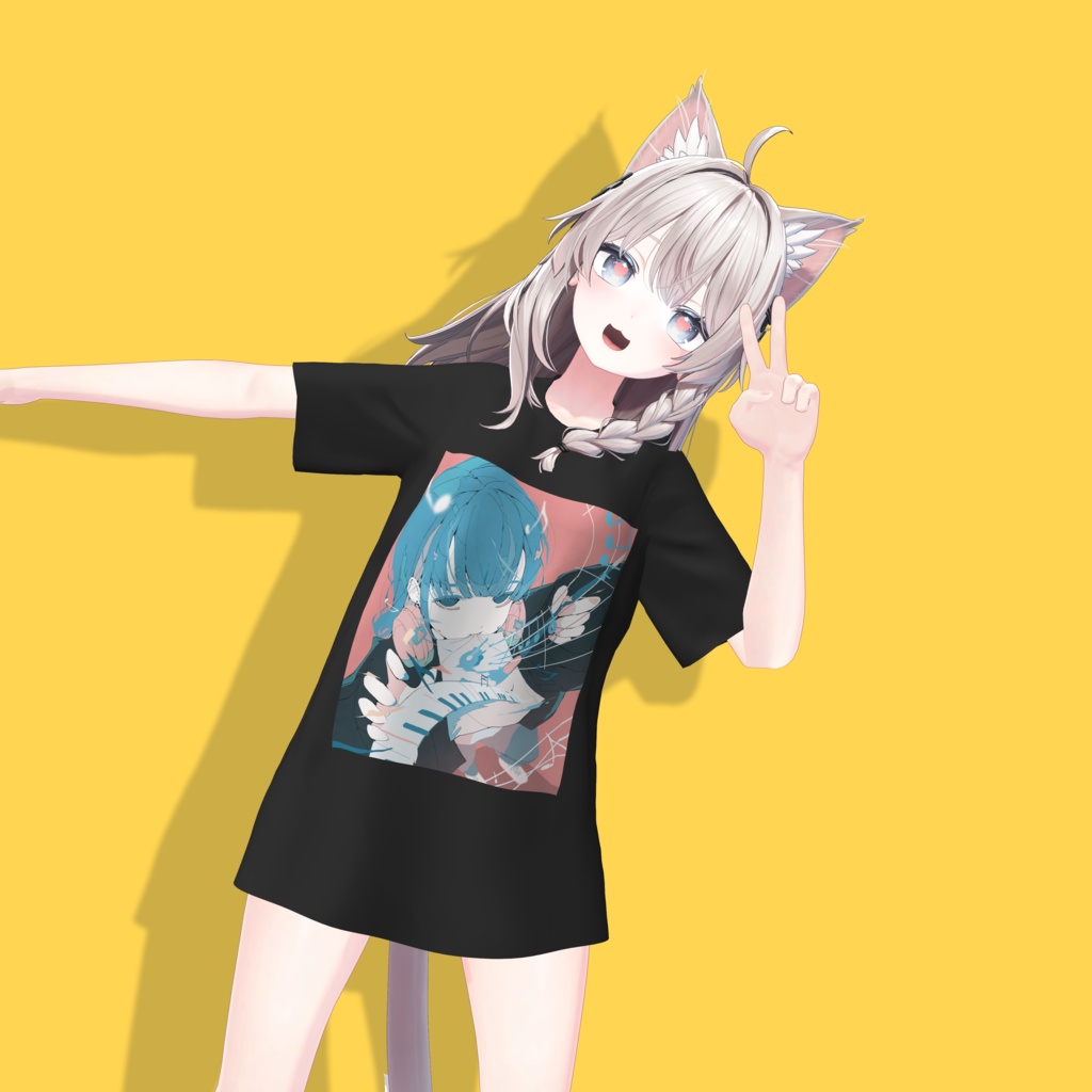 好きな画像を貼れる服!