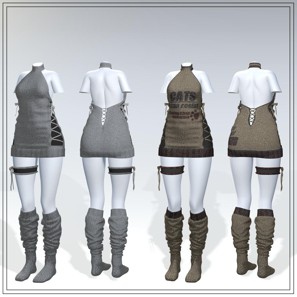 VRC3D衣装【手編みセーター】