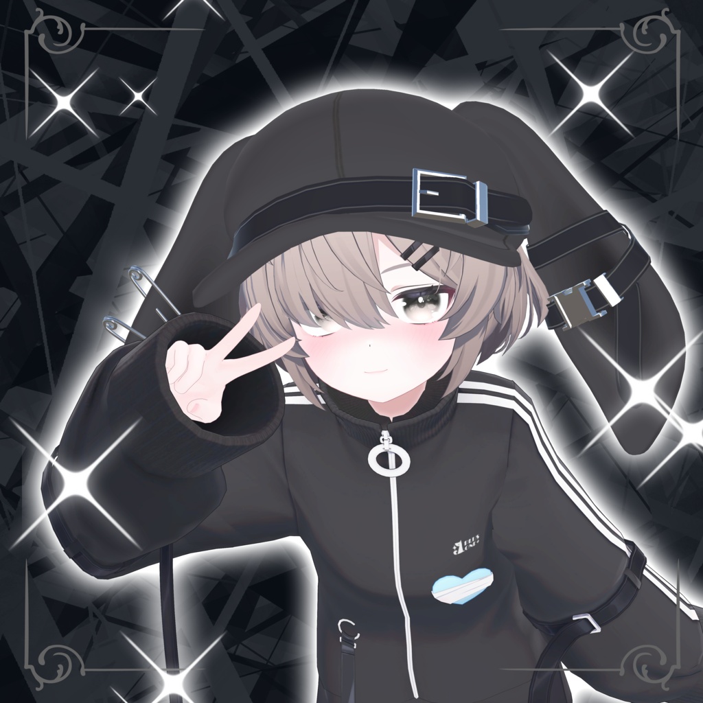 垂れウサCAP