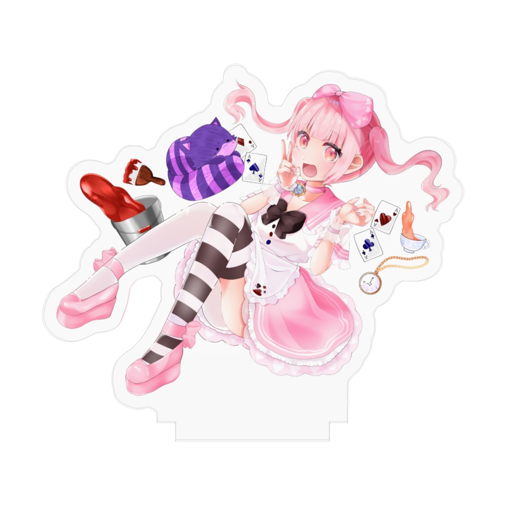 Vtuber活動1周年記念アクリルフィギュア【比奈宮もな】