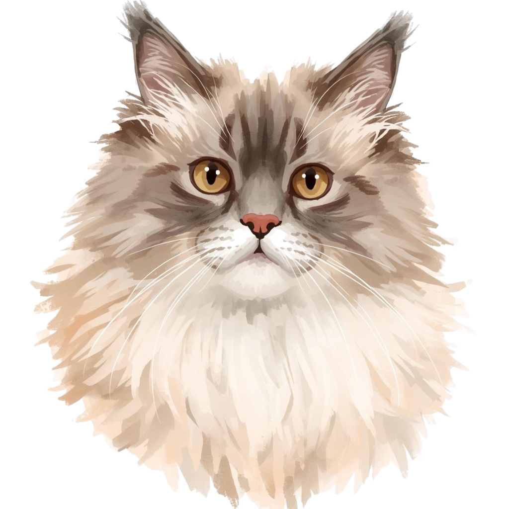 🎨 水彩画風の可愛い猫クリップアート10点セット 🐾