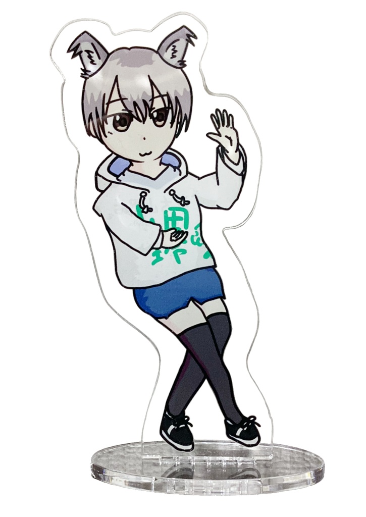 台座付きアクリルスタンドフィギュア「山田玲」100×70mm