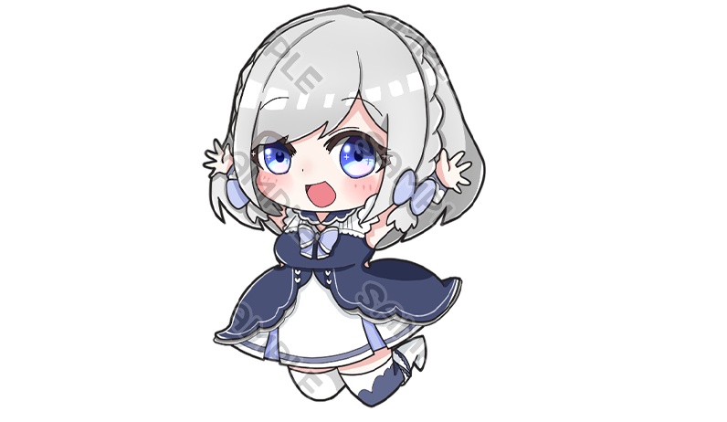 ジャンプしずくるりアクリルキーホルダー