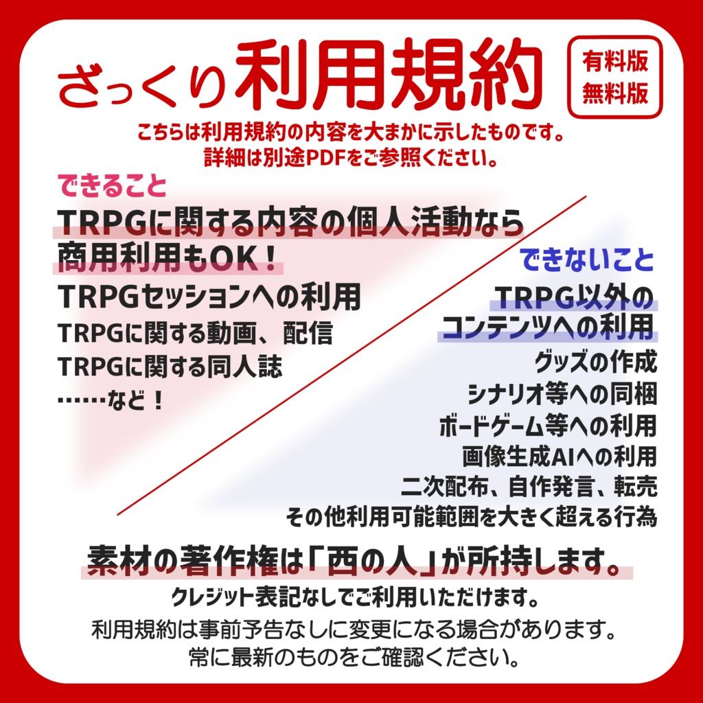 【有料】TRPG素材vol.1クリックアクション【常設】