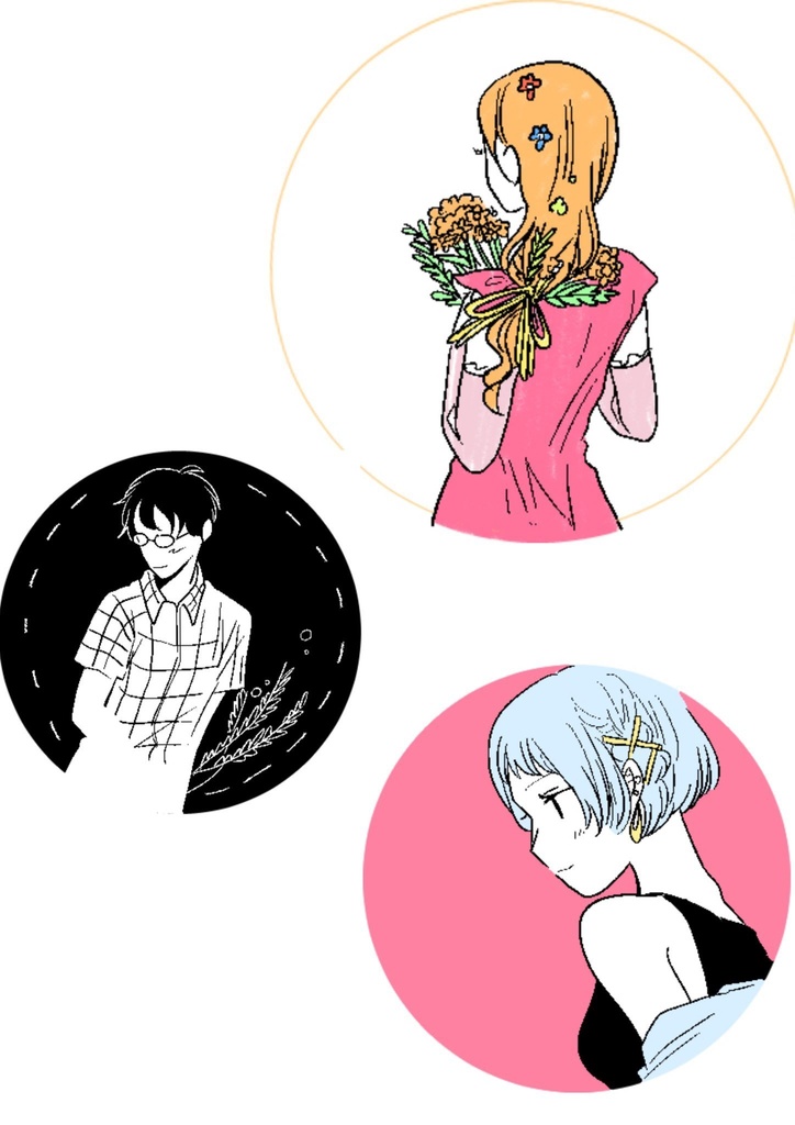 SNSアイコン、イラストなど