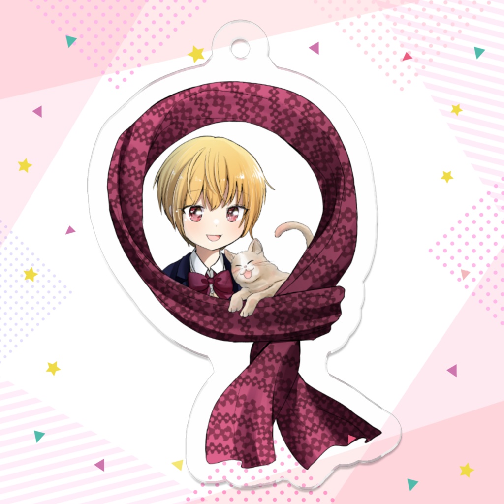 漫画『異世界エスケープ』の裏表紙キーホルダーグッズ