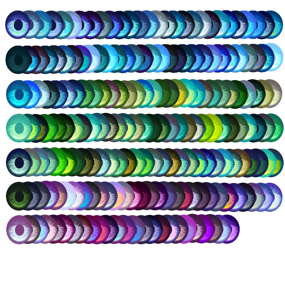 Bright Eyes - 1 Iris Style - 383 colors