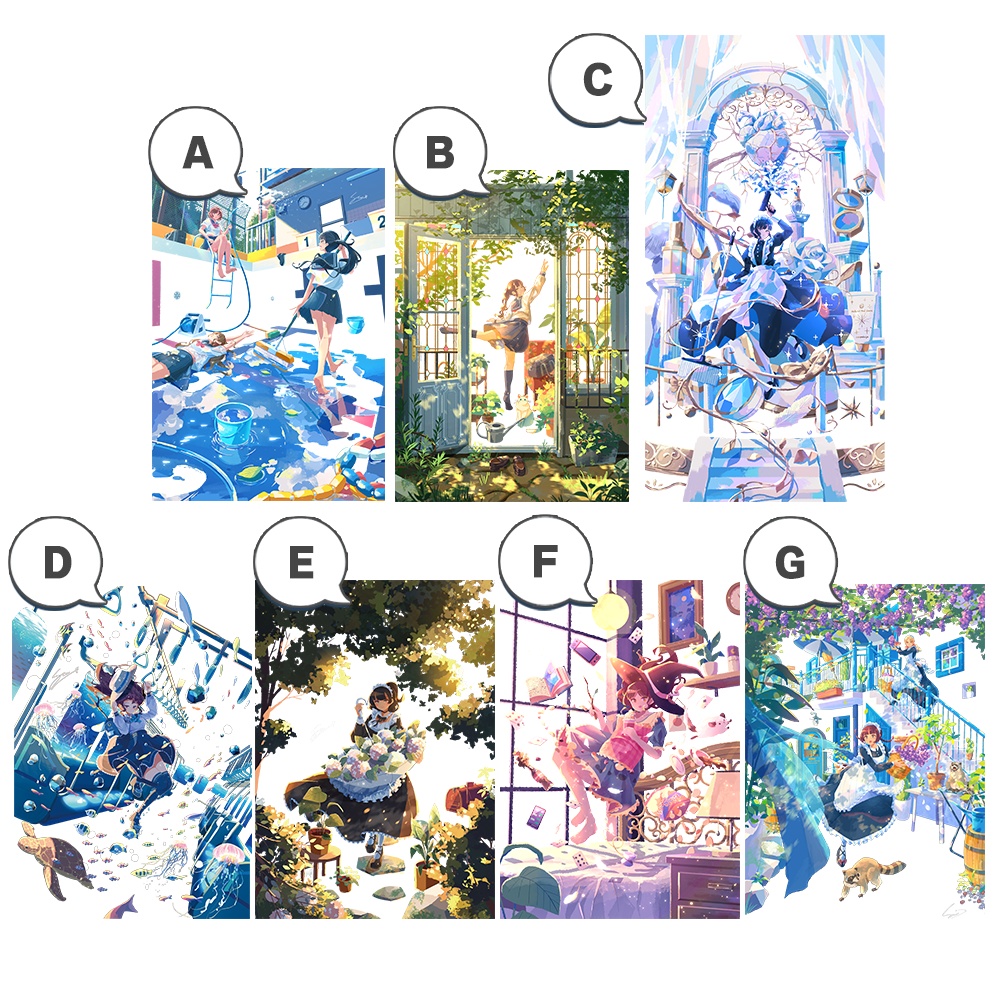 クリアアクリルプレート(全7種)