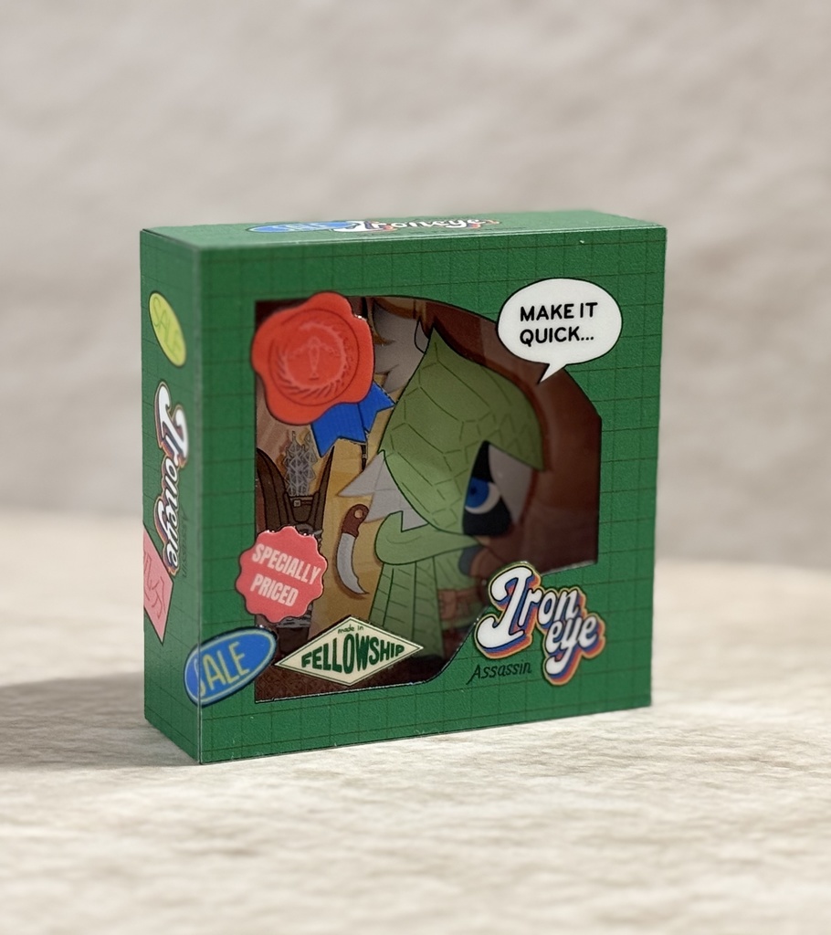 【再販】鉄の目 ドールパッケージ風アクリルブロック