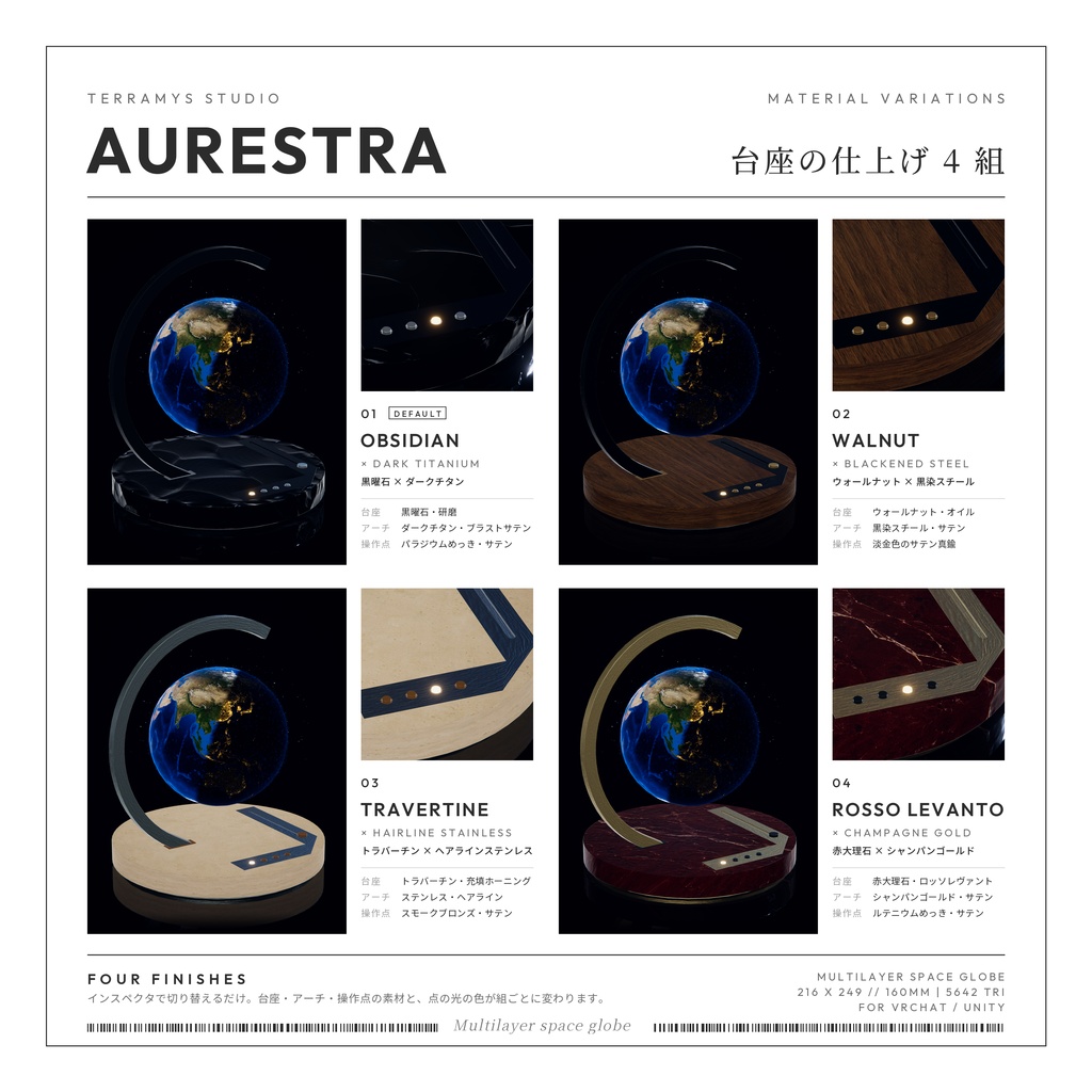 多階層宇宙儀「Aurestra」