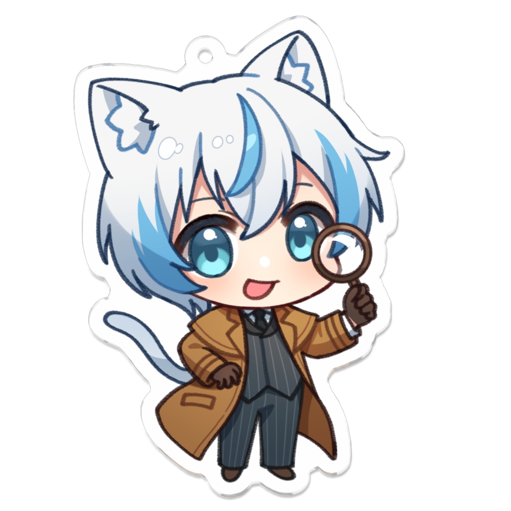 アクリルキーホルダー ユキ君(探偵)