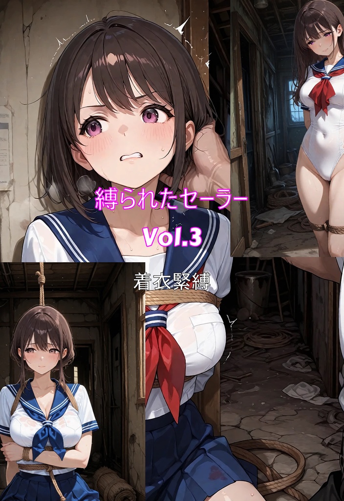 縛られたセーラー　Vol.3 着衣緊縛