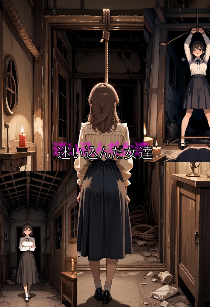 迷い込んだ女達　廃墟の女