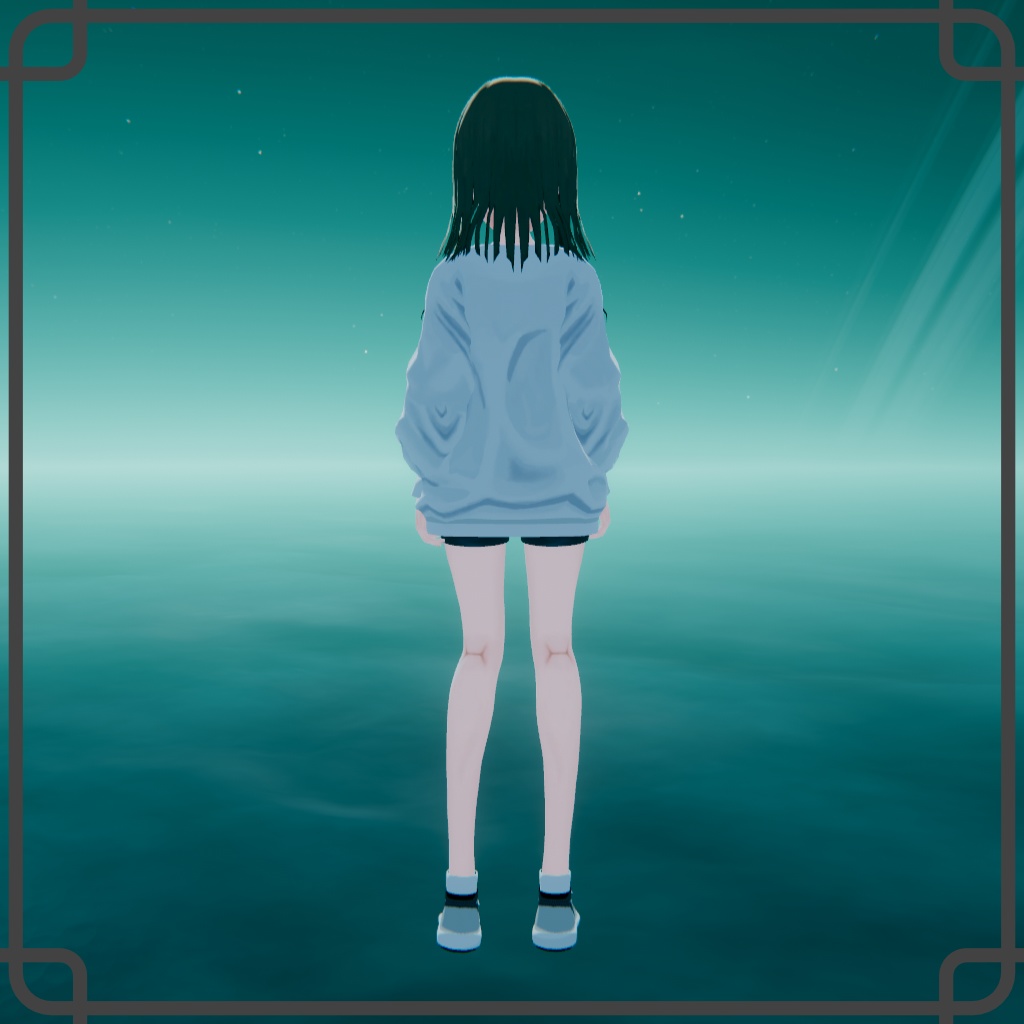 Yurei Original Character Vrchat 3D Model!!