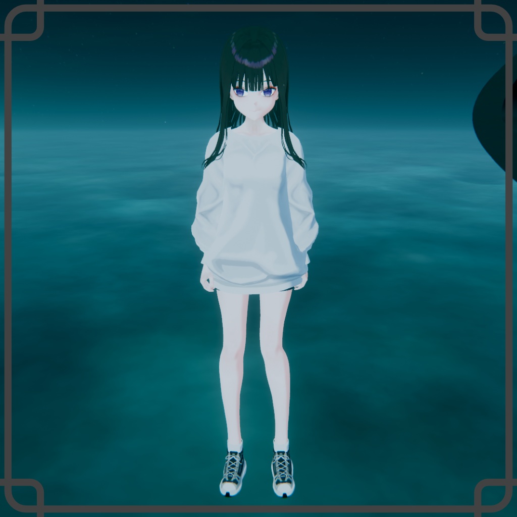 Yurei Original Character Vrchat 3D Model!!