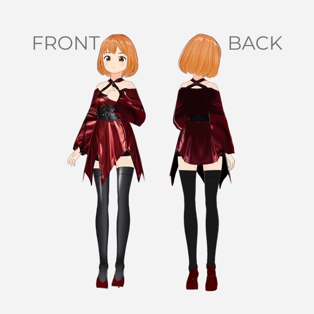 クリスマスの天使 - vroid クリスマスの天使- Yuletide Angel