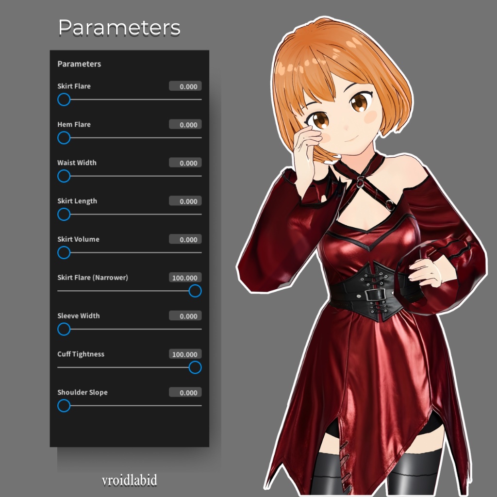 クリスマスの天使 - vroid クリスマスの天使- Yuletide Angel