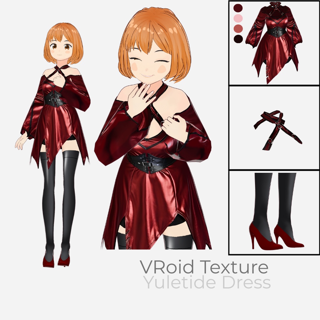 クリスマスの天使 - vroid クリスマスの天使- Yuletide Angel