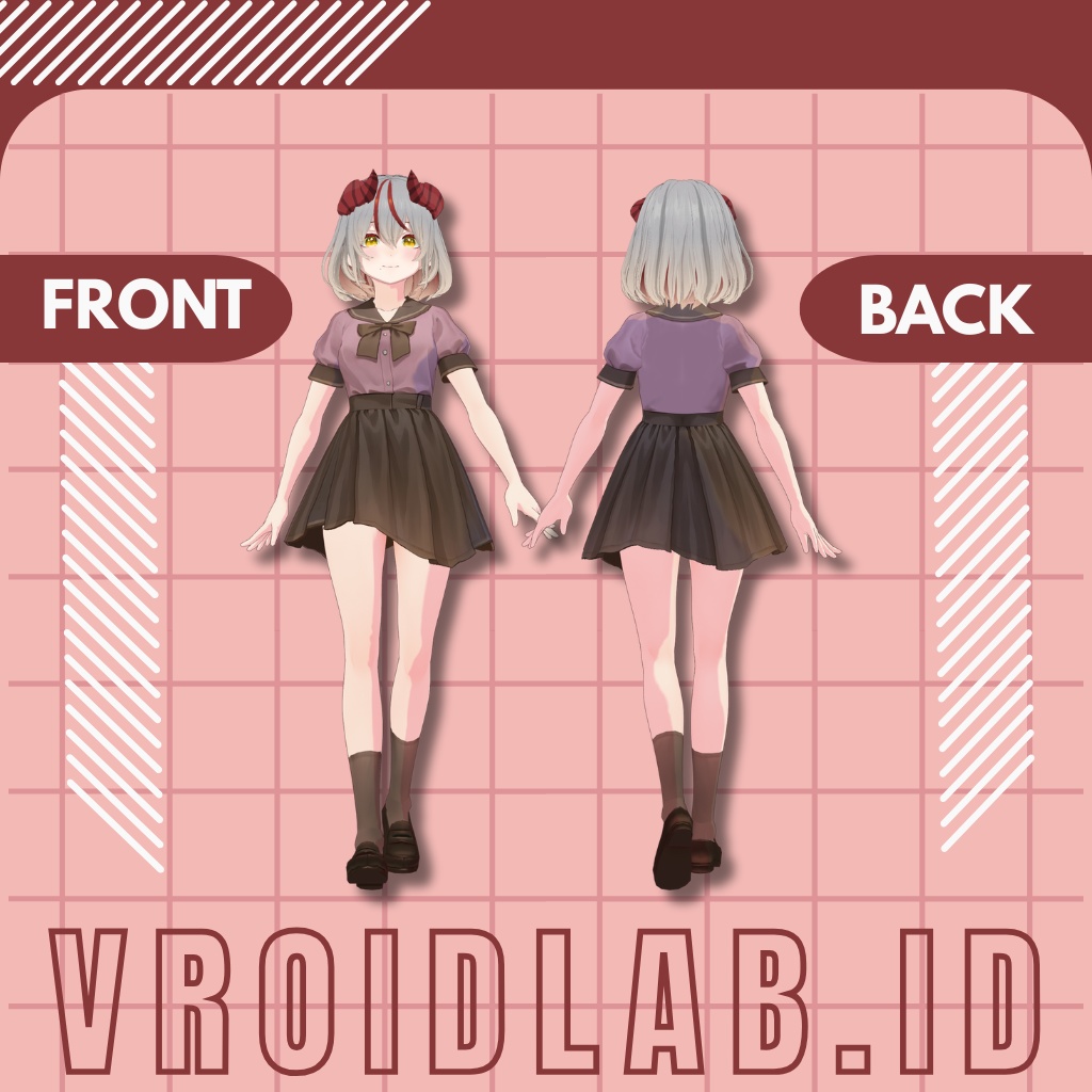 VRoid衣装 みゆ千里 Miyu Chisato