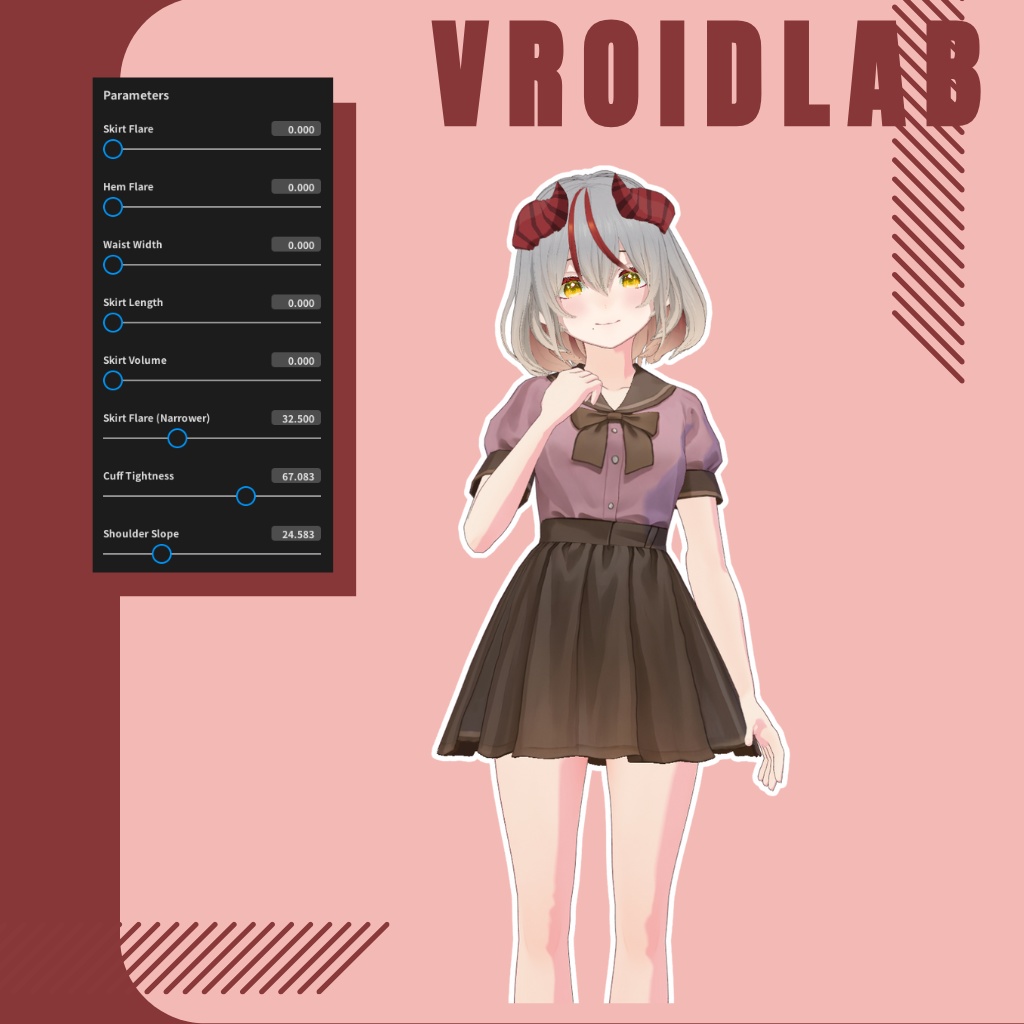 VRoid衣装 みゆ千里 Miyu Chisato