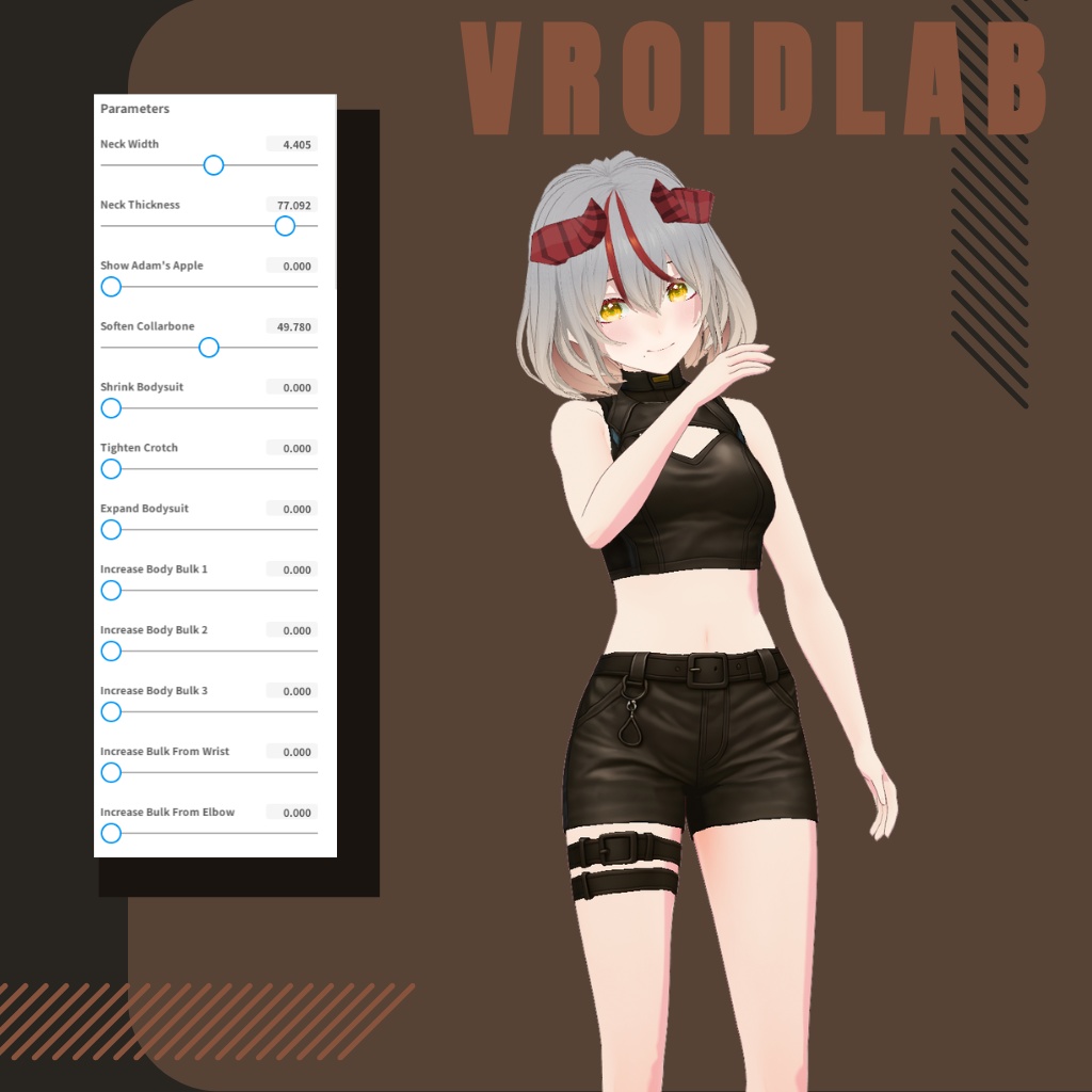 あどれなりんふろー | Adrenaline Flow | VRoid Studio Outfit | Anime Style | Virtual Fashion