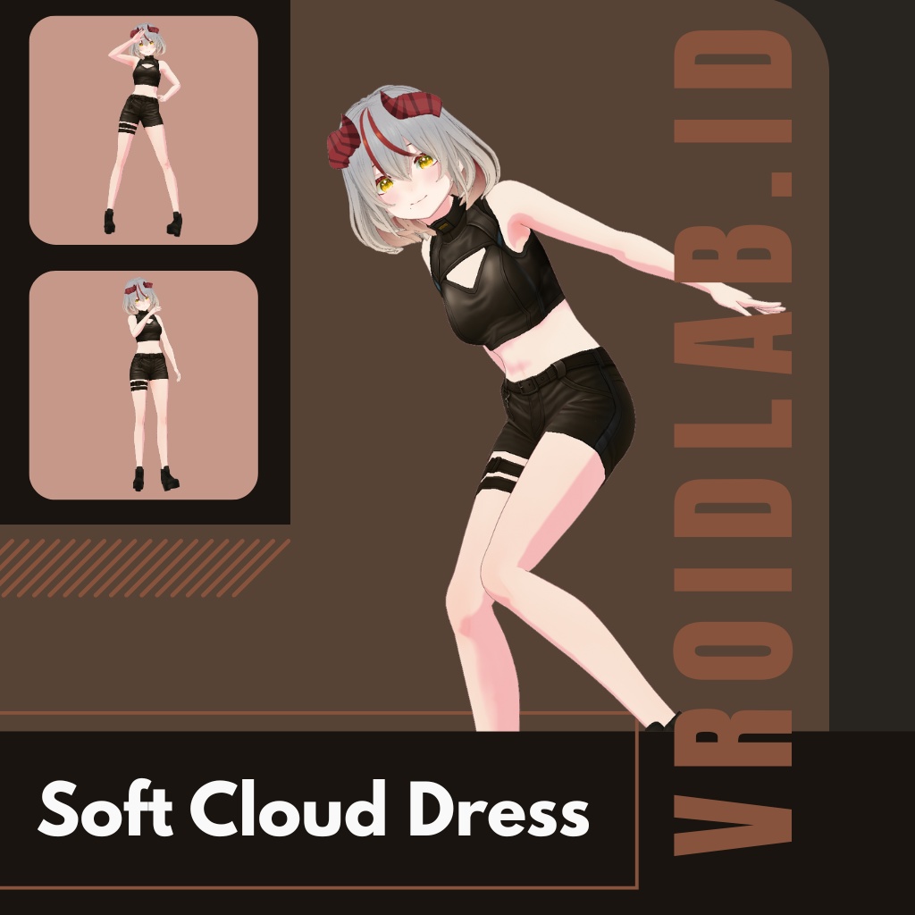 あどれなりんふろー | Adrenaline Flow | VRoid Studio Outfit | Anime Style | Virtual Fashion