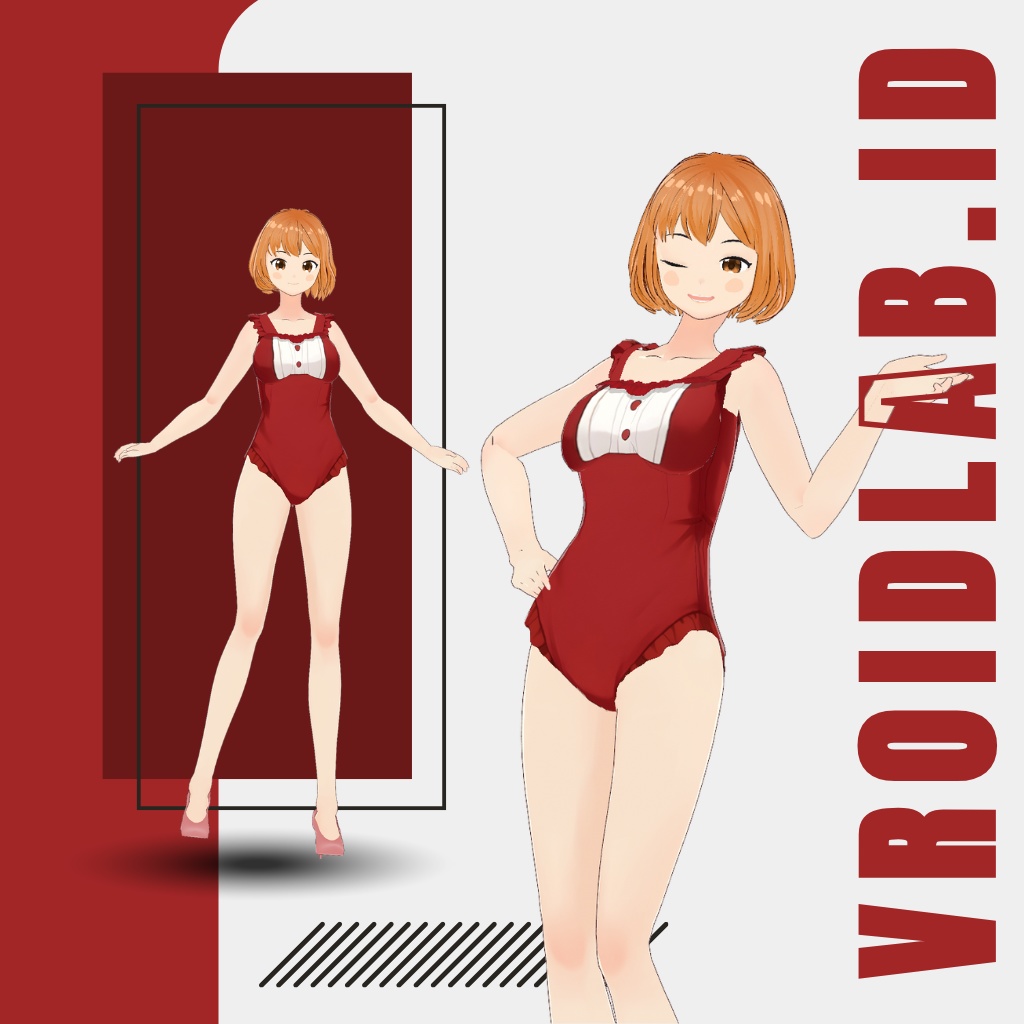 おーたむ はーと | Autumn Heart  |  VRoid Studio Outfit | Anime Style | Virtual Fashion 