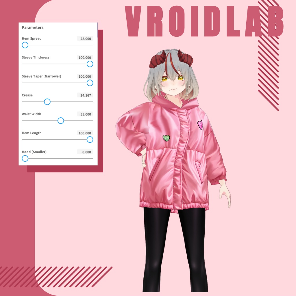 ばぶる びいと | bubble beat | VRoid Studio Outfit | Anime Style | Virtual Fashion