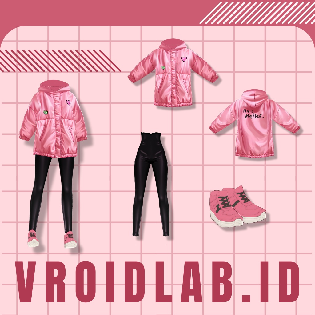 ばぶる びいと | bubble beat | VRoid Studio Outfit | Anime Style | Virtual Fashion