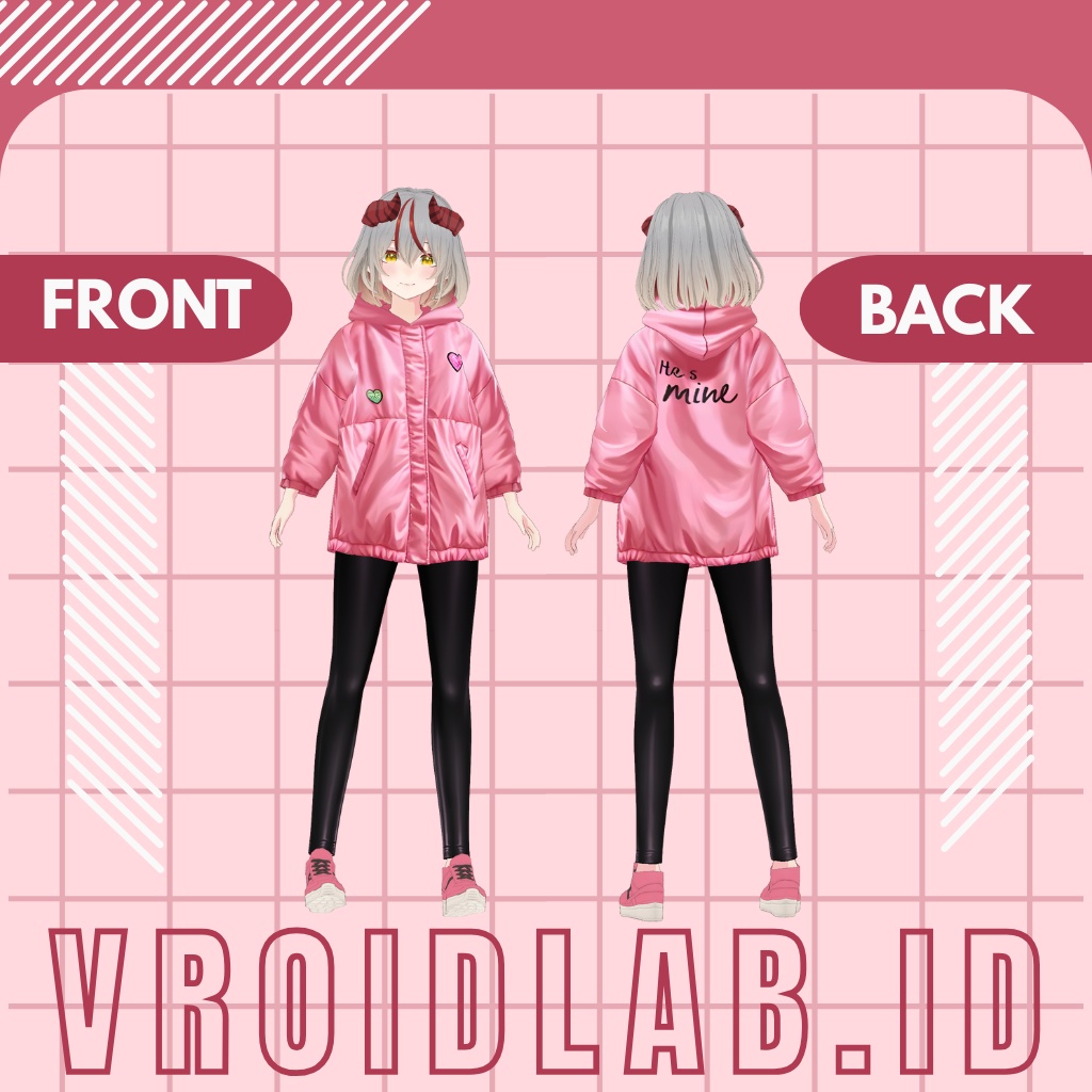 ばぶる びいと | bubble beat | VRoid Studio Outfit | Anime Style | Virtual Fashion