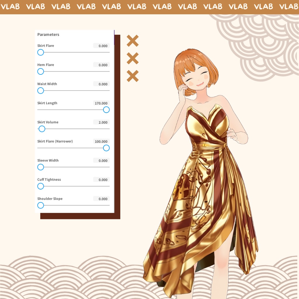 ごおるど きい | gold khy | VRoid Studio Outfit | Anime Style | Virtual Fashion