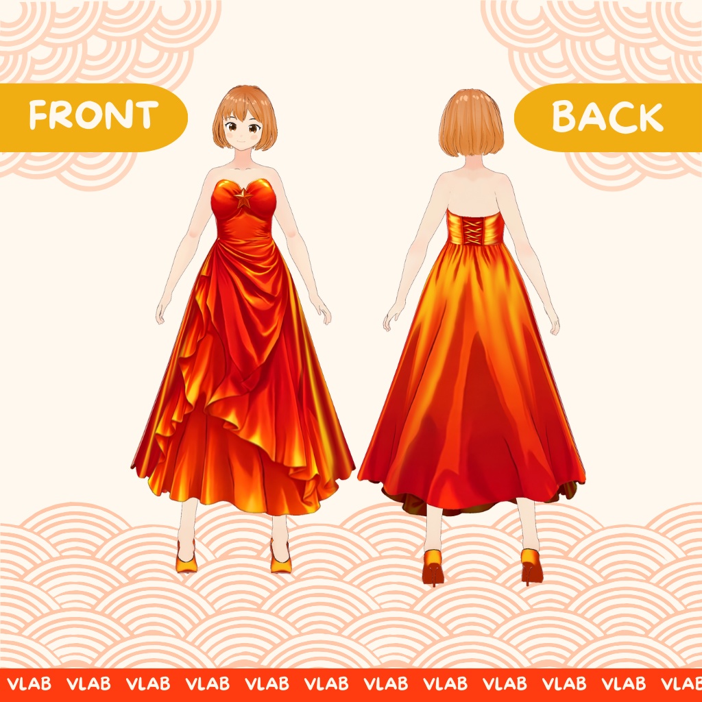 いりー ばーん | illy burn | VRoid Studio Outfit | Anime Style | Virtual Fashion