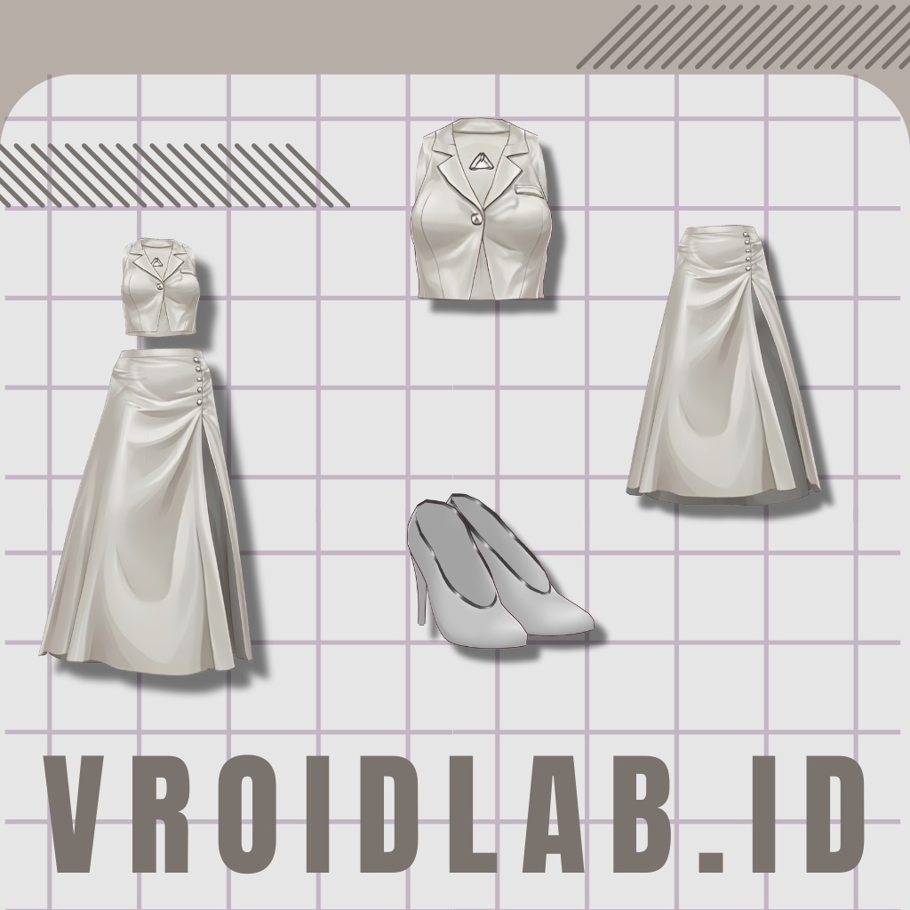 るみな ゔぁんがーど | Lumina Vanguard | VRoid Studio Outfit | Anime Style | Virtual Fashion