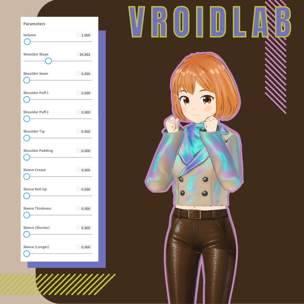 ねおん ふぉーす | neon force | VRoid Studio Outfit | Anime Style | Virtual Fashion