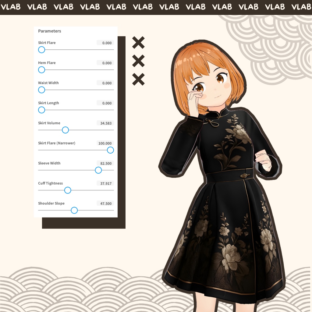 すとらいく ふぇむ | Strike Femme | VRoid Studio Outfit | Anime Style | Virtual Fashion