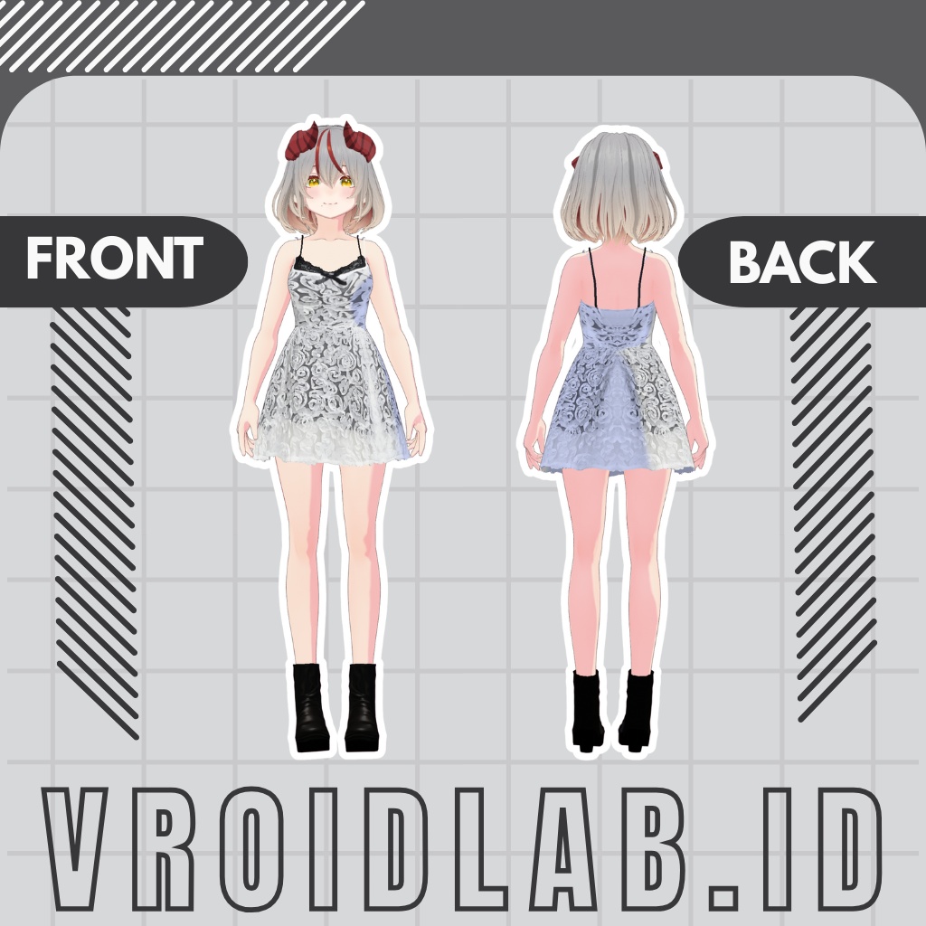 ユナビット- Yuna-Bit| Vroid Outfit Set