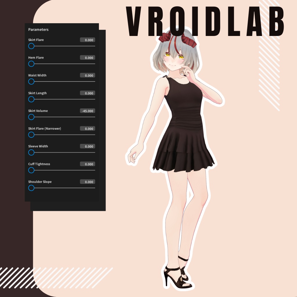 リリミント Riri-Mint | Vroid Outfit Set